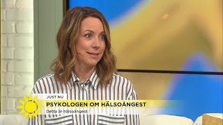 quotDen som har hälsoångest kan ha svårt att klara vardagenquot  Nyhetsmorgon TV4 [upl. by Millwater333]