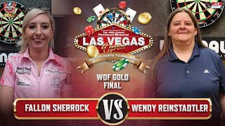 Fallon Sherrock vs Wendy Reinstadtler  WDF Gold Final  Las Vegas Open [upl. by Yecies]