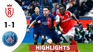 Stade de Reims vs Paris Saint Germain  Ligue 1 Highlights [upl. by Adonis648]