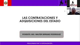 CONTRATACIONES CON EL ESTADO SESIÓN I [upl. by Nivlen]