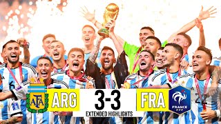 Argentina vs France  33  Extended Highlights amp Goals  World Cup Final 2022 [upl. by Hartnett]