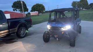 Cheap LED headlights for any Canam defender [upl. by Newsom]