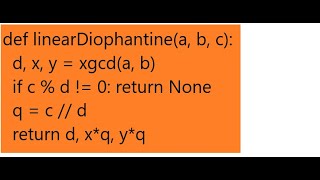 Linear Diophantine Equation  Part 2 [upl. by Berga571]