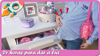 ¡MAMÁ EMBARAZADA 24 horas para dar a luz 100 accesorios para bebe de juguete y habitación nueva [upl. by Fedora]