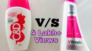 Clean amp Dry Daily Intimate Wash VS V Wash ProductReview [upl. by Lincoln]