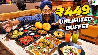 Delhis Rs449 Unlimited Buffet 🫢😱 Kya Aap Kha Sakte Hain Itna [upl. by Zanas]