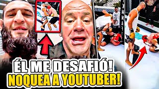 ¡Khamzat golpea BRUTALMENTE a YouTuber en SPARRING VIDEO ¡Michael Page ARREMETE contra Ian Garry [upl. by Sivatnod]