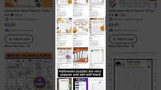 Make money with Halloween printables [upl. by Wiggins753]