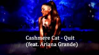 Cashmere Cat  Quit feat Ariana Grande Male Version [upl. by Abehsat]