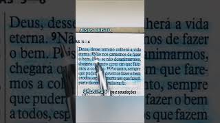 Gálatas 6710 se plantar no terreno do espírito de DEUS desse terreno colherá a vida eterna amém🙏🏻 [upl. by Arikat]