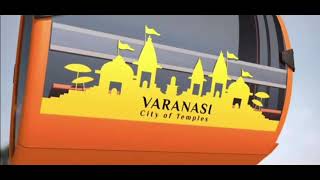 Varanasi will be first city in India for ropeway as a public transport [upl. by Portingale305]