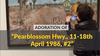 Adoration of David Hockneys quotPearblossom Hwy 1118th April 1986 2quot [upl. by Britteny]