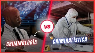 Las DIFERENCIAS entre la CRIMINOLOGÍA y la CRIMINALÍSTICA [upl. by Ponce843]