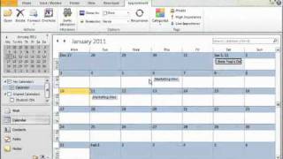 How to Add Holidays in Microsoft Outlook 2010  OnTrackTV [upl. by Ordnassela774]