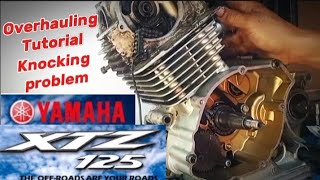 Yamaha XTZ 125 Engine Overhauling knocking problem [upl. by Ysirhc]