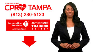 CPR Certification Tampa  AHA BLS CPR Classes and First Aid Training [upl. by Ahtoelc865]