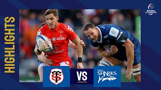 Highlights  Stade Toulousain v Sale Sharks  Round 2│Heineken Champions Cup 2022 23 [upl. by Zelle]