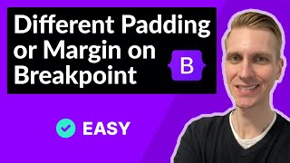 Responsive Padding amp Margin Different On Breakpoints In Bootstrap 5 [upl. by Niroc416]