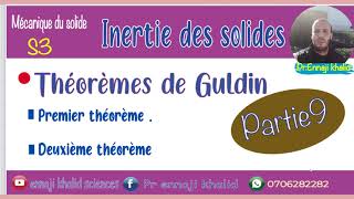 Théorèmes de Guldin partie 1 mécanique de solide [upl. by Eceined]