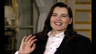 Rewind Geena Davis 1994 interview on bizarre job as mannequin prepping for Oscars amp more [upl. by Fougere]