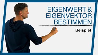 Eigenwert amp Eigenvektor bestimmen Beispiel  Mathe by Daniel Jung [upl. by Marlowe]