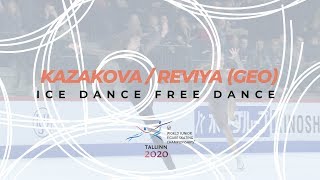 KazakovaReviya  Ice Dance Free  ISU World Junior Figure Skating Championships  WorldJFigure [upl. by Mini]