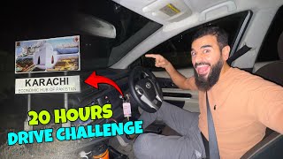 Nathiagali se karachi non stop drive challenge 🚙 tabyat kharab hogai adnan ki 😂 [upl. by Alex]