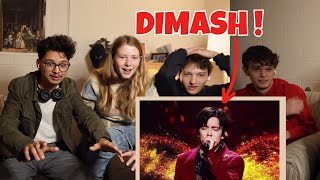 College friends react to Dimash  SOS  2021 [upl. by Aisilef]