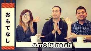 JAPANESE SLANG LESSON  O MO TE NA SHI 「おもてなし」 [upl. by Rechaba382]