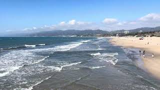 Santa Monica Beach March 2024 Los Angeles California [upl. by Luapleahcim]