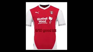 Rotherham united kit ratings 2425 [upl. by Annyrb]