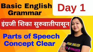 Basics Of English  English Grammar Course  Class 1  Best Explanation  Aishwarya Patekar [upl. by Ehcram]