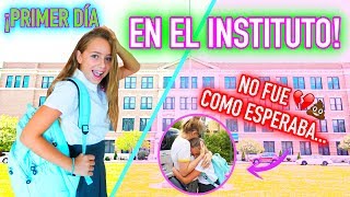 😱¡PRIMER DÍA de ELAIA en el INSTITUTO 📚 VUELTA AL COLE 2018   Familia Carameluchi 👨‍👩‍👧‍👦 [upl. by Alleyn133]