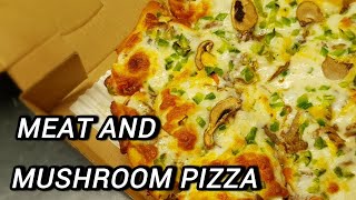 American meat and mushroom pizza 24 cm [upl. by Aillicsirp]