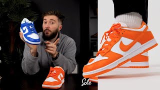 Nike Dunk Low quotSyracusequot amp quotKentuckyquot Unboxing  Hype Resale amp OnFoot [upl. by Adaha628]