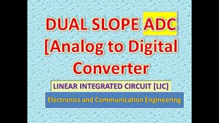 Dual slope ADC in LIC [upl. by Stanislaw]