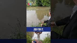 Feargal Sharkey tests the water to see how toxic the River Avon is  LBC [upl. by Initof37]