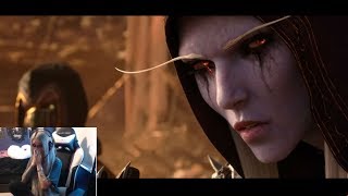 SYLVANAS LOYALIST REACTION TO War Campaign Finale  Saurfang and Sylvanas Cinematic [upl. by Herson]