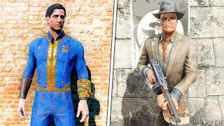 Characters Reactions to Your Vault Jumpsuit in Fallout 4 [upl. by Alrahc]