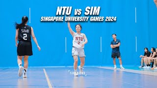 NTU vs SIM HIGHLIGHTS  Singapore University Games 2024 [upl. by Salba52]