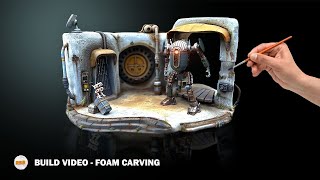 Foam Carved Diorama Build [upl. by Izogn507]