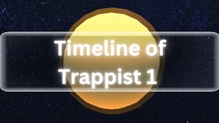 Timeline of Trappist 1 [upl. by Ahsatin]