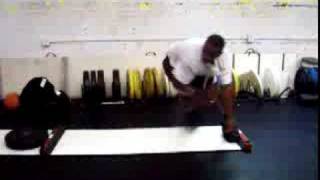 CofC Strength  Slide Board Conditioning [upl. by Anehsak]