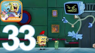 SpongeBob Patty Pursuit  SPONGEBOB vs THE CAPTAIN ENDING Gameplay Walkthrough Video Part 33 iOS [upl. by Yortal]