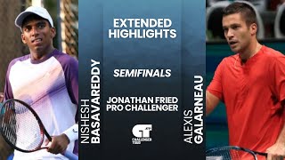 Nishesh Basavareddy vs Alexis Galarneau  SF Jonathan Fried Pro Challenger 2024  ATP Highlights [upl. by Alicul]