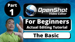 How To Edit Videos Using OpenShot Video Editor  Part 1 The Basic [upl. by Crowns]