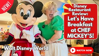 🍳Chef Mickeys Breakfast The Best Breakfast with Disney Characters MustTry Foods at DISNEY WORLD [upl. by Aubigny]