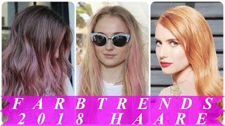 Coole haarfarben trends 2018 damen [upl. by Hertz]