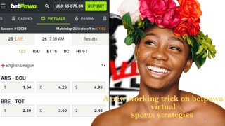 Letast new working trick on betpawa virtual games sports strategies 💯💯💯 [upl. by Ahsiled]