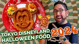 Tokyo Disneyland Halloween Food Tour 2024 [upl. by Mullen]